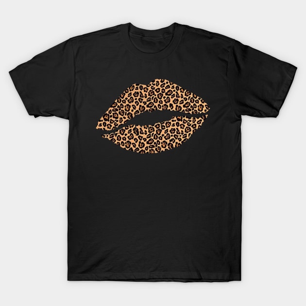 Leopard Lips Wild lips Cheetah Animal Print Trendy Graphic designs